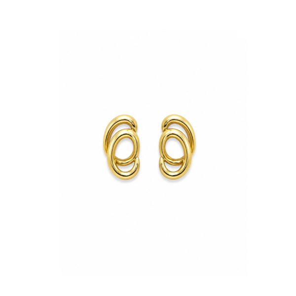 Interlinked Gold Studs