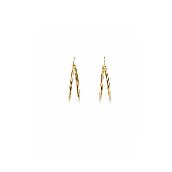 Golden Hoop Earrings