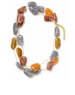 Multicolour Stone Necklace - Image 2