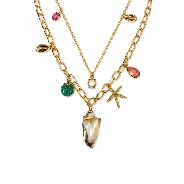 Ocean Layer Charm Necklace