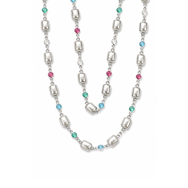 Pearl Stone Layered Chain