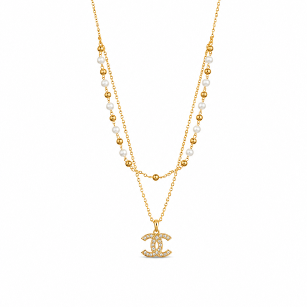 Pearl Charm Pendant Necklace
