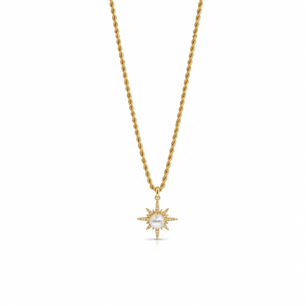 Pearl Starburst Pendant