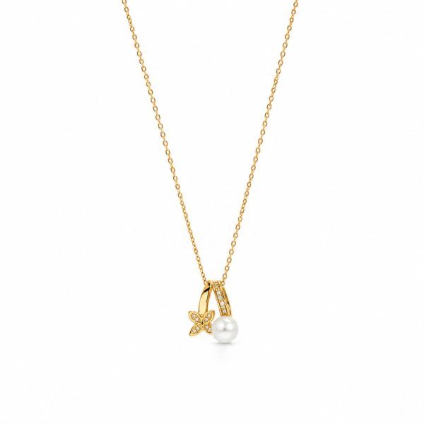 Butterfly Pearl Pendant