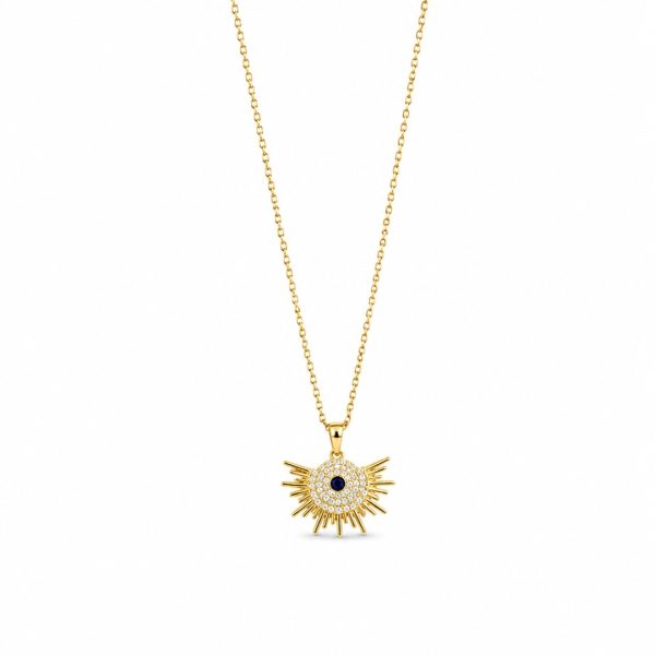 Evil Eye Coin Necklace